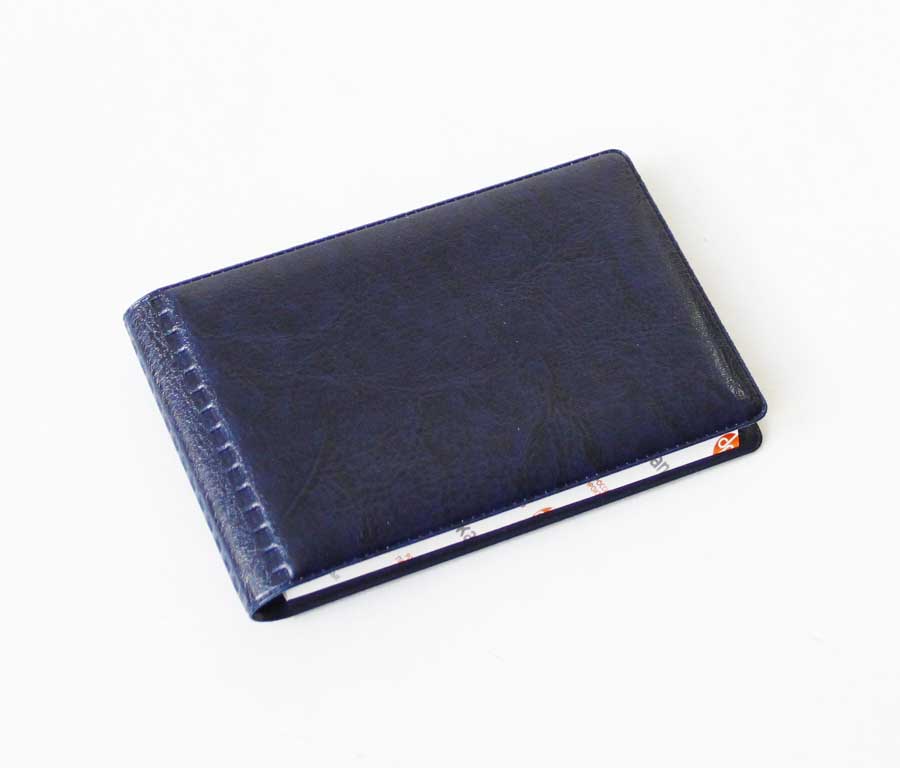 визитн. кож.зам. на 28шт. (синяя) Визитн. кож.зам. на 28шт. (синяя)