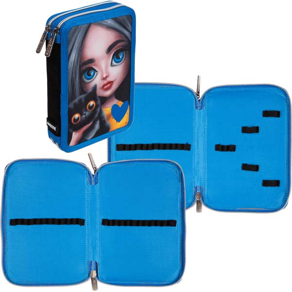 пенал на 2-х молниях devente "friends forever" 205х140мм ткань Пенал на 2-х молниях devente "friends forever" 205х140мм ткань