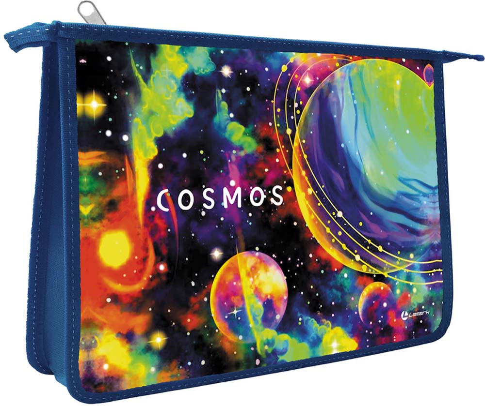папка для тетрадей а4 на молнии "космос" Папка для тетрадей а4 на молнии "космос"