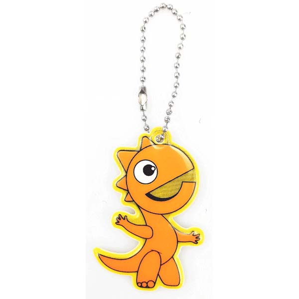 подвес светоотраж. devente "dinosaur" 4х6см винил оранжевый Подвес светоотраж. devente "dinosaur" 4х6см винил оранжевый