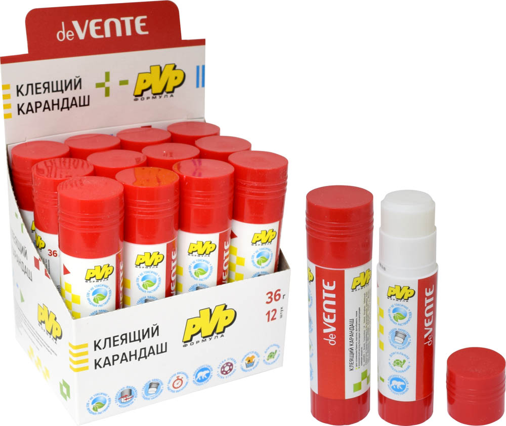 клей-карандаш devente 36г быстросохнущий pvp Клей-карандаш devente 36г быстросохнущий pvp