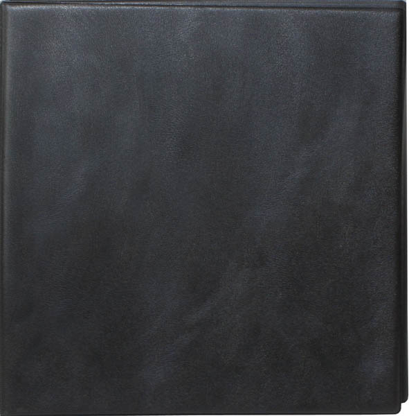 визитн. кожзам на 320шт. на кольцах черная Визитн. кожзам на 320шт. на кольцах черная