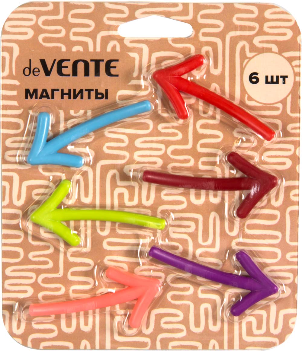 магниты д/демонстрац. досок devente "arrows" 6шт. 5,5х2,7х0,6см асс-т Магниты д/демонстрац. досок devente "arrows" 6шт. 5,5х2,7х0,6см асс-т
