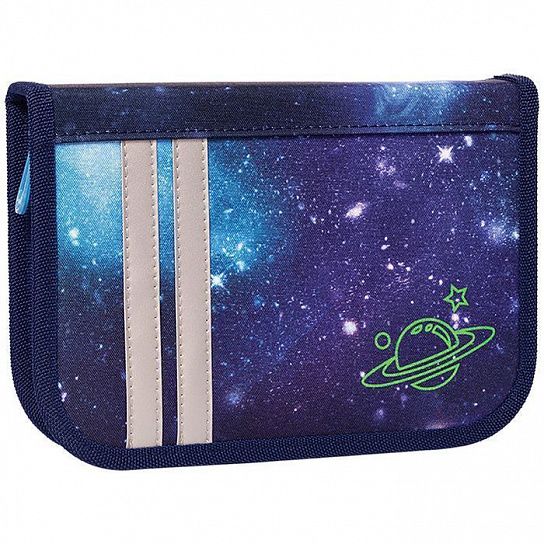 пенал на молнии с нап. tiger "super galaxy" 135х195х30мм 21 предмет, ткань Пенал на молнии с нап. tiger "super galaxy" 135х195х30мм 21 предмет, ткань