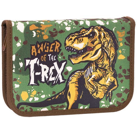 пенал на молнии с нап. tiger "t-rex" 135х195х30мм 23 предмета, ткань Пенал на молнии с нап. tiger "t-rex" 135х195х30мм 23 предмета, ткань