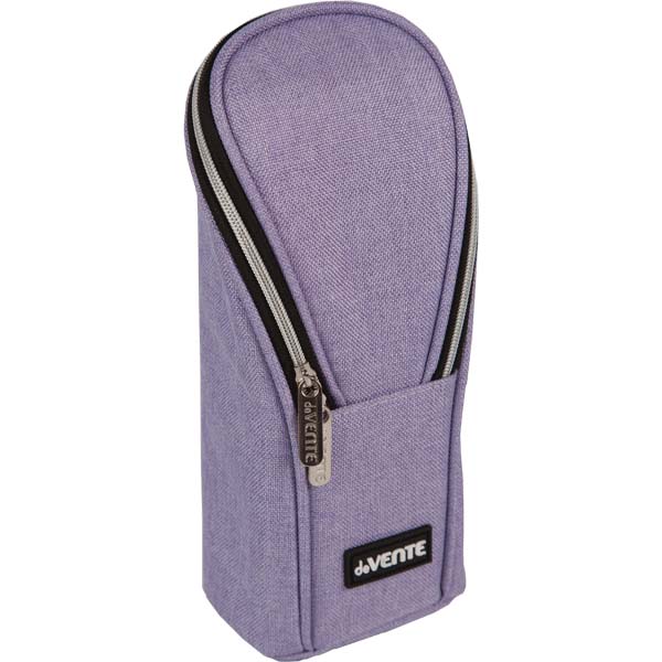 пенал-косметичка на молнии devente "private" сиреневый 210х90х60мм ткань Пенал-косметичка на молнии devente "private" сиреневый 210х90х60мм ткань