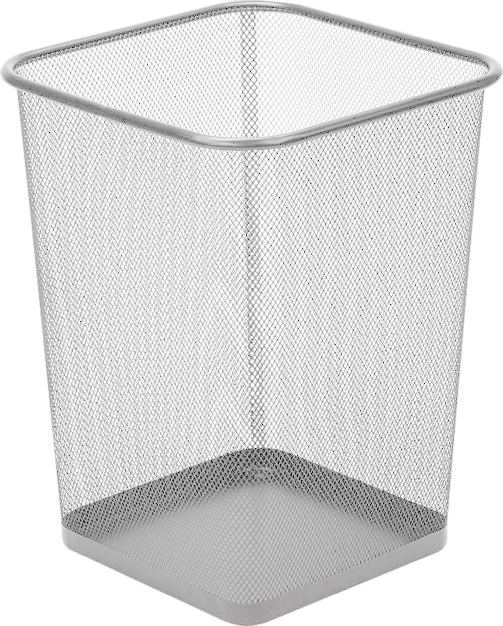 корзина для бумаг "devente" квадратная метал. серая ( 27x20x30,5см) Корзина для бумаг "devente" квадратная метал. серая ( 27x20x30,5см)