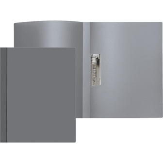 папка пласт. с зажимом attomex серая Папка пласт. с зажимом attomex серая