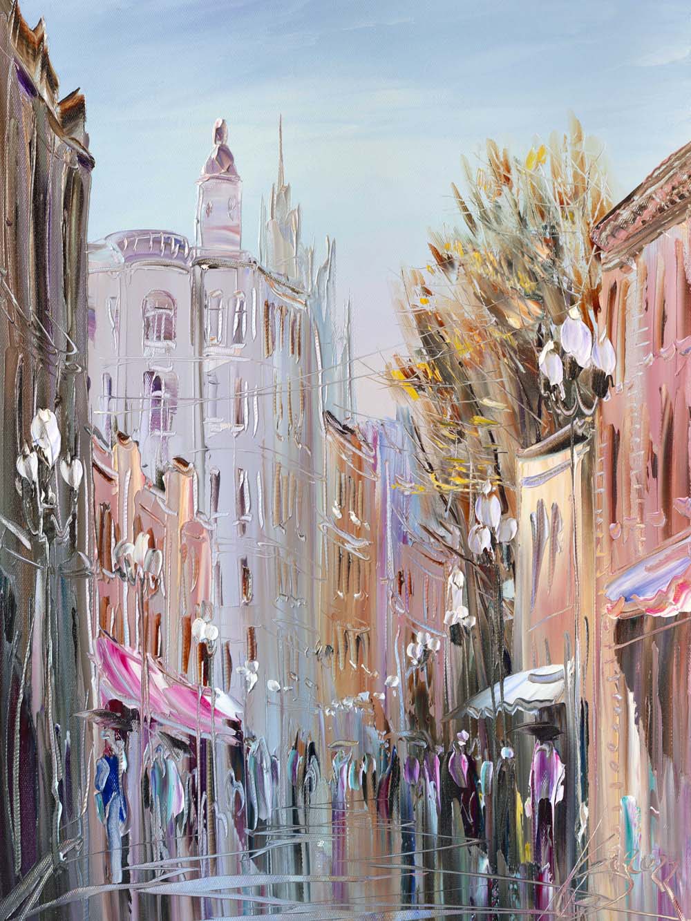 набор д/творч. алмазная мозаика 30х40см "москва. арбат" Набор д/творч. алмазная мозаика 30х40см "москва. арбат"