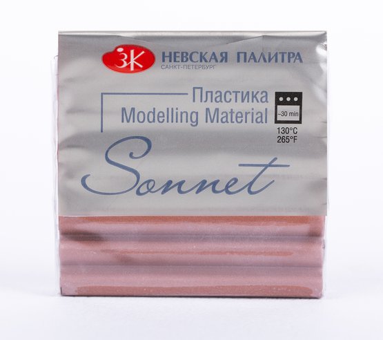 пластика "сонет" металлик 56 гр медь Пластика "сонет" металлик 56 гр медь