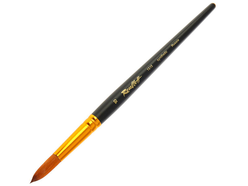 кисть имит. колонка №10 круглая (рублефф) Кисть имит. колонка №10 круглая (рублефф)