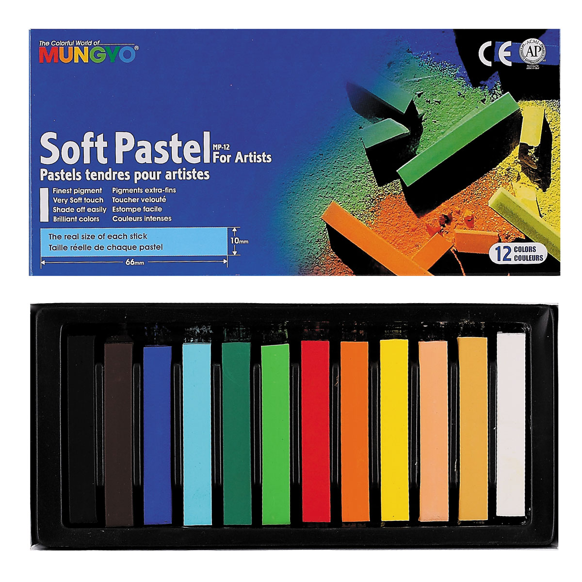 набор пастели сухая "mungyo" 12цв. Набор пастели сухая "mungyo" 12цв.