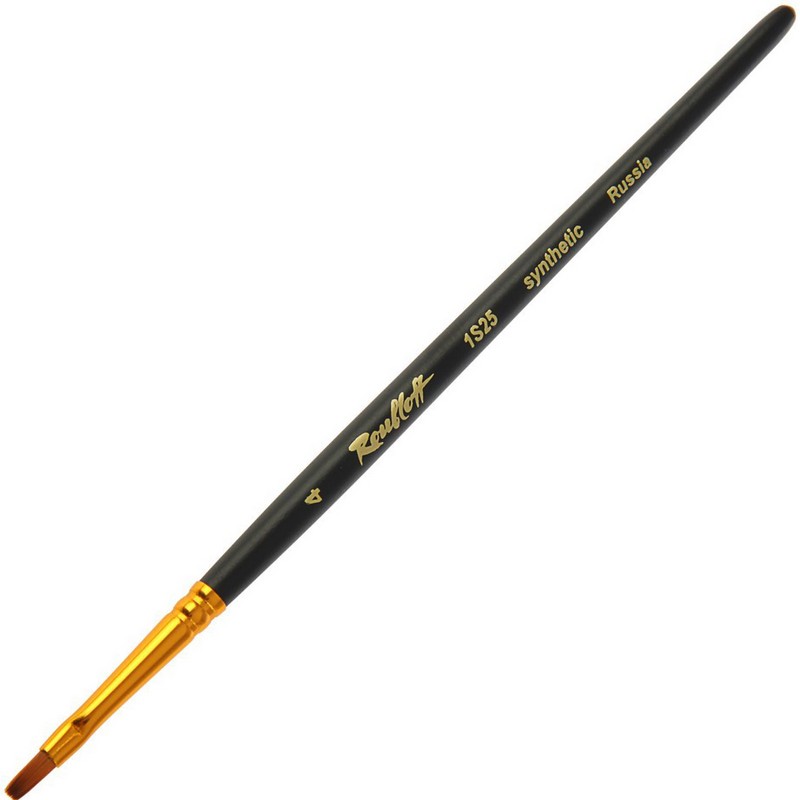 кисть имит. колонка № 4 плоская (рублефф) Кисть имит. колонка № 4 плоская (рублефф)