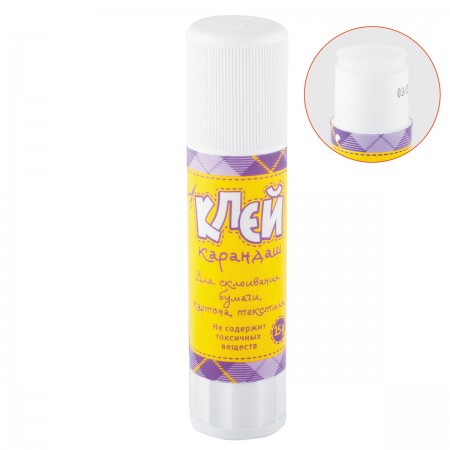 клей-карандаш глобус 15г школьный pva Клей-карандаш глобус 15г школьный pva