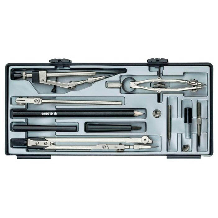 набор чертёжный 12 предметов глобус "техника" 155мм Набор чертёжный 12 предметов глобус "техника" 155мм