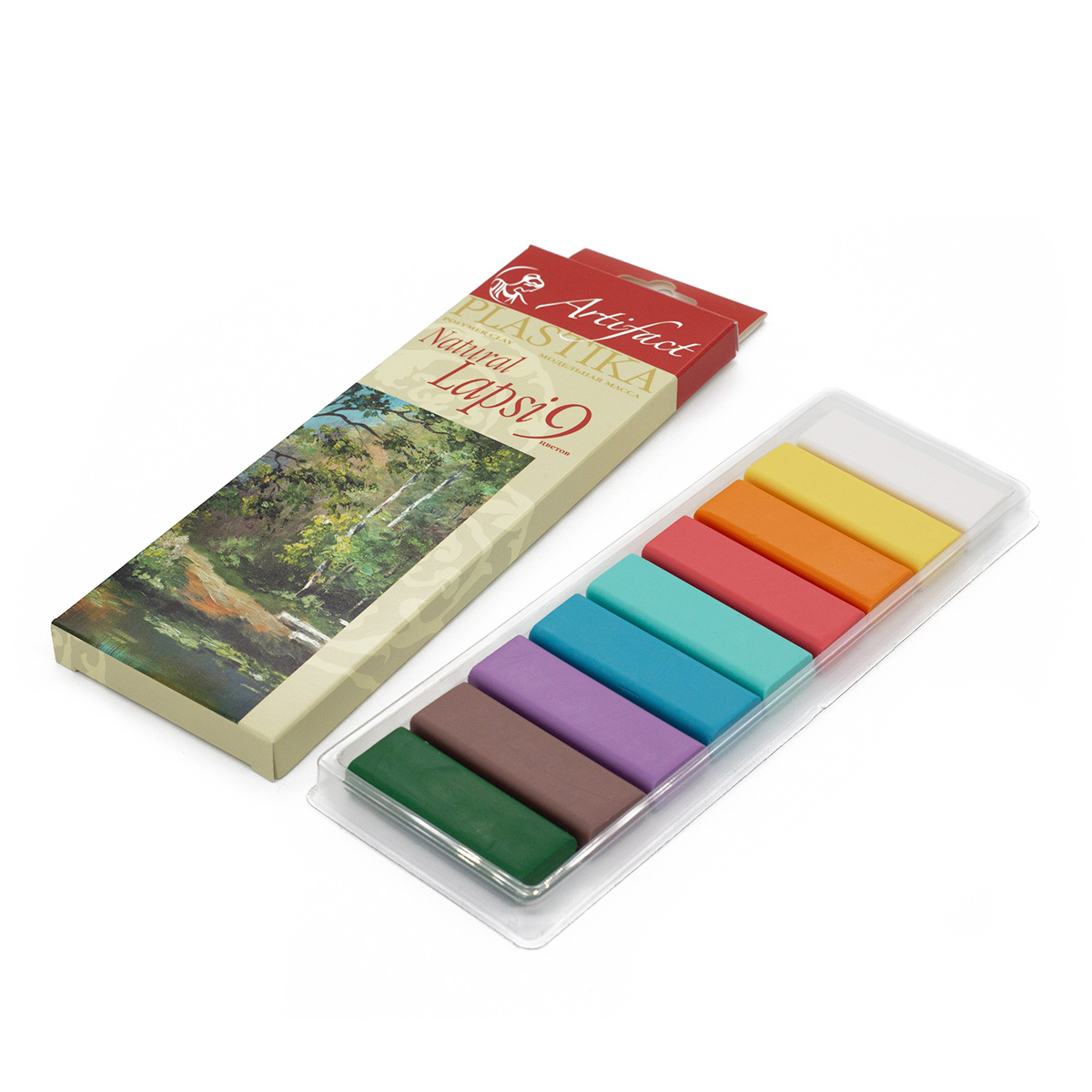 пластика "lapsi natural" 9 цветов 180г Пластика "lapsi natural" 9 цветов 180г