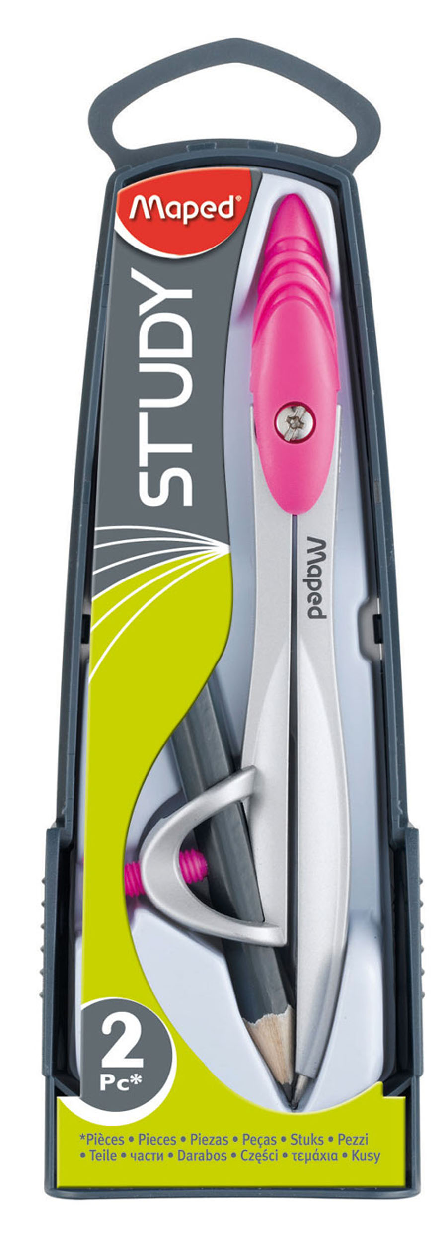 циркуль "maped" study эргоном. с держат. в пласт.футляре,карандаш в комлекте 120мм Циркуль "maped" study эргоном. с держат. в пласт.футляре,карандаш в комлекте 120мм