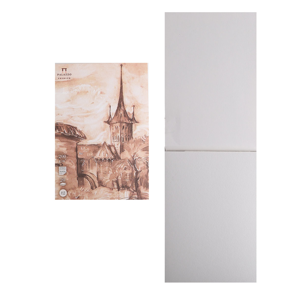 планшет для акварели "старый таллин" а5 20л 200гр 100% целлюлоза среднее зерно Планшет для акварели "старый таллин" а5 20л 200гр 100% целлюлоза среднее зерно