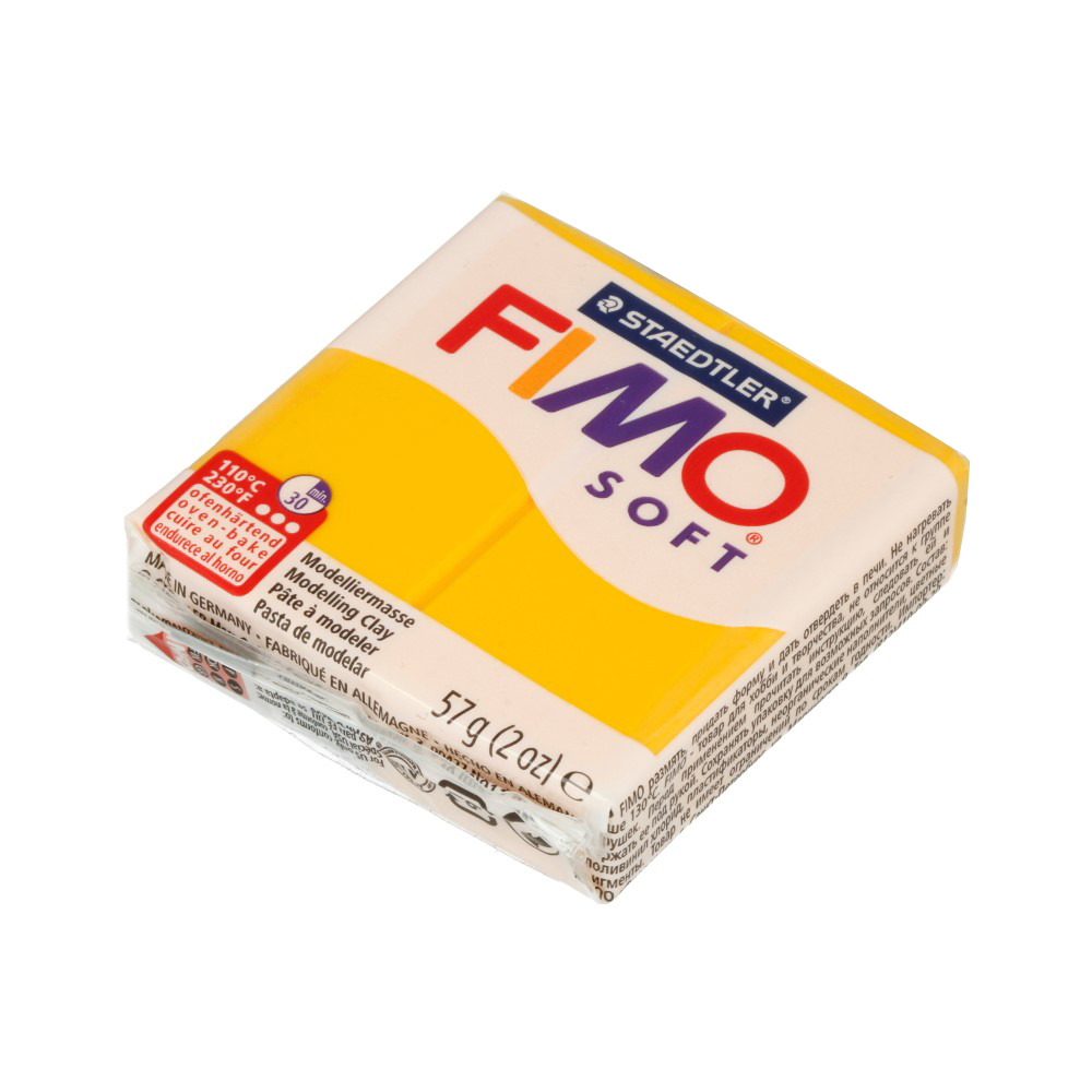 пластика "fimo soft" 57 гр. желтая Пластика "fimo soft" 57 гр. желтая