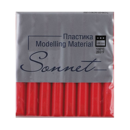пластика "сонет" 56гр красная Пластика "сонет" 56гр красная
