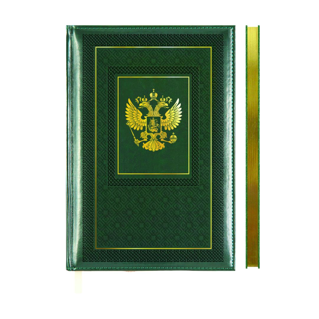книжка записная а4 тв.обл. 64л. кл. "symbol" зелёная (devente) зол.срез,тонир.блок,кож.зам. Книжка записная а4 тв.обл. 64л. кл. "symbol" зелёная (devente) зол.срез,тонир.блок,кож.зам.