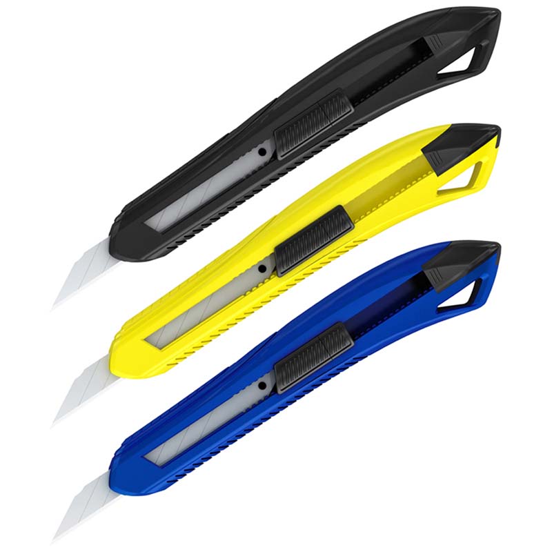 нож канцелярский с лезвием 9мм berlingo "razzor 100" асс-т Нож канцелярский с лезвием 9мм berlingo "razzor 100" асс-т