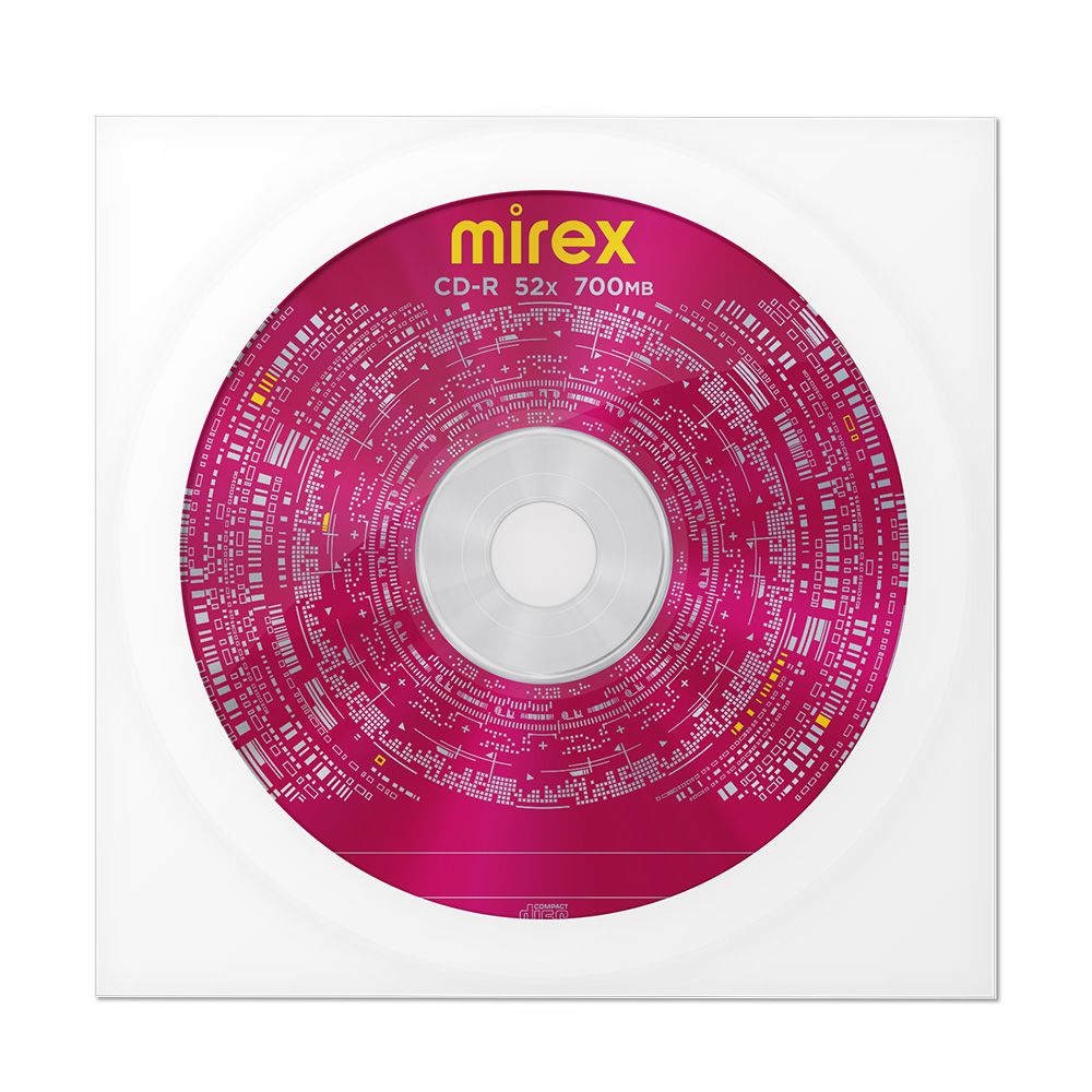 диск cd-r "mirex" brand 52x бумажный конверт Диск cd-r "mirex" brand 52x бумажный конверт