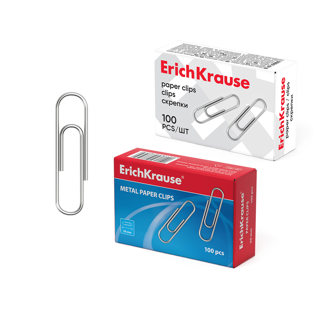 скрепки 50мм оцинков. 100 шт. ek карт.упак. Скрепки 50мм оцинков. 100 шт. ek карт.упак.