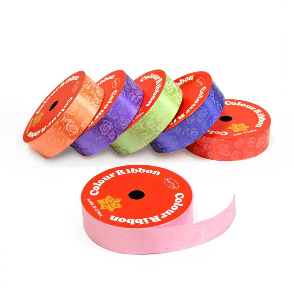 набор лент для упаковки подарков 28ммх9м 6в1 Набор лент для упаковки подарков 28ммх9м 6в1