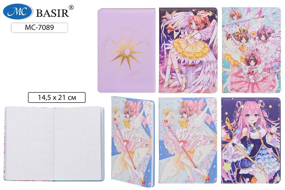 книжка записная а5 80л. кл. "аниме" асс-т Книжка записная а5 80л. кл. "аниме" асс-т