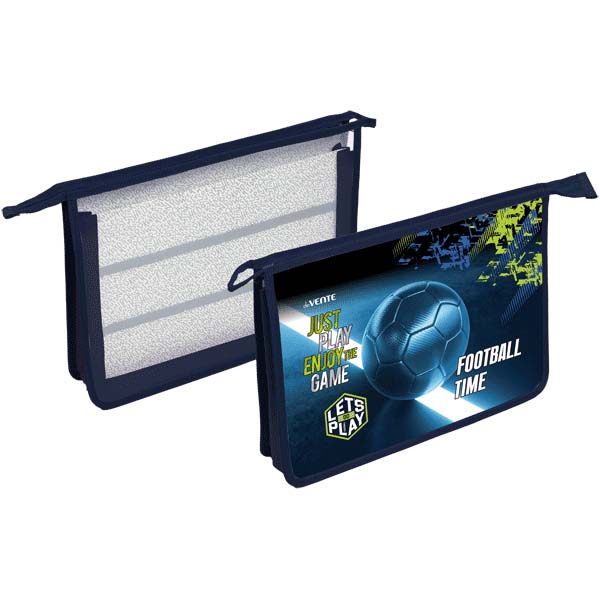 папка для труда а4 devente "football time" на молнии фольга,конгрев Папка для труда а4 devente "football time" на молнии фольга,конгрев