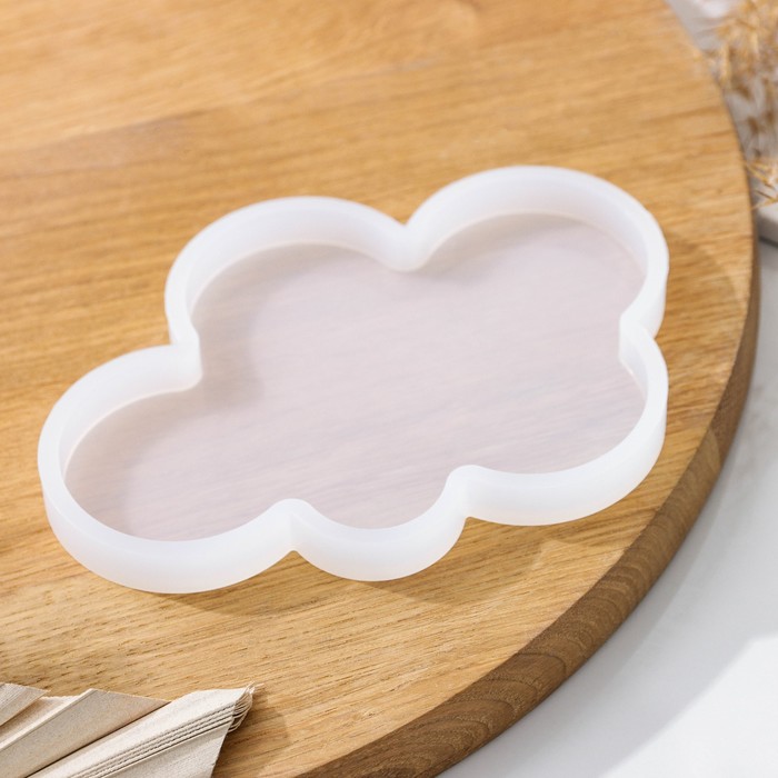 молд силиконовый доляна "облачко" 15х10,5х1,1см Молд силиконовый доляна "облачко" 15х10,5х1,1см