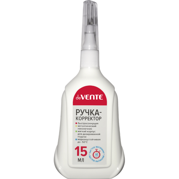 корректирующая ручка devente 15мл Корректирующая ручка devente 15мл
