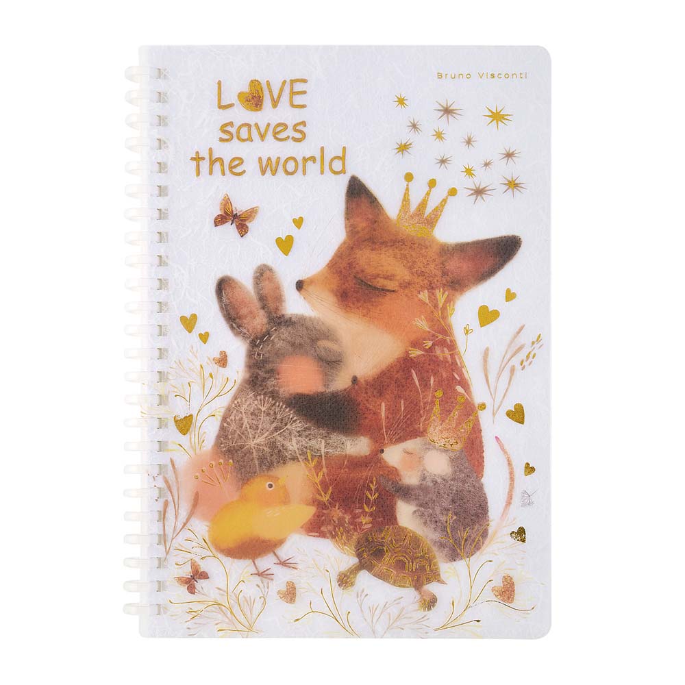 тетрадь на силиконовом гребне 60л. кл. "любовь, как она есть" (bruno visconti) тонир/б,фольга,пласт.обл. Тетрадь на силиконовом гребне 60л. кл. "любовь, как она есть" (bruno visconti) тонир/б,фольга,пласт.обл.