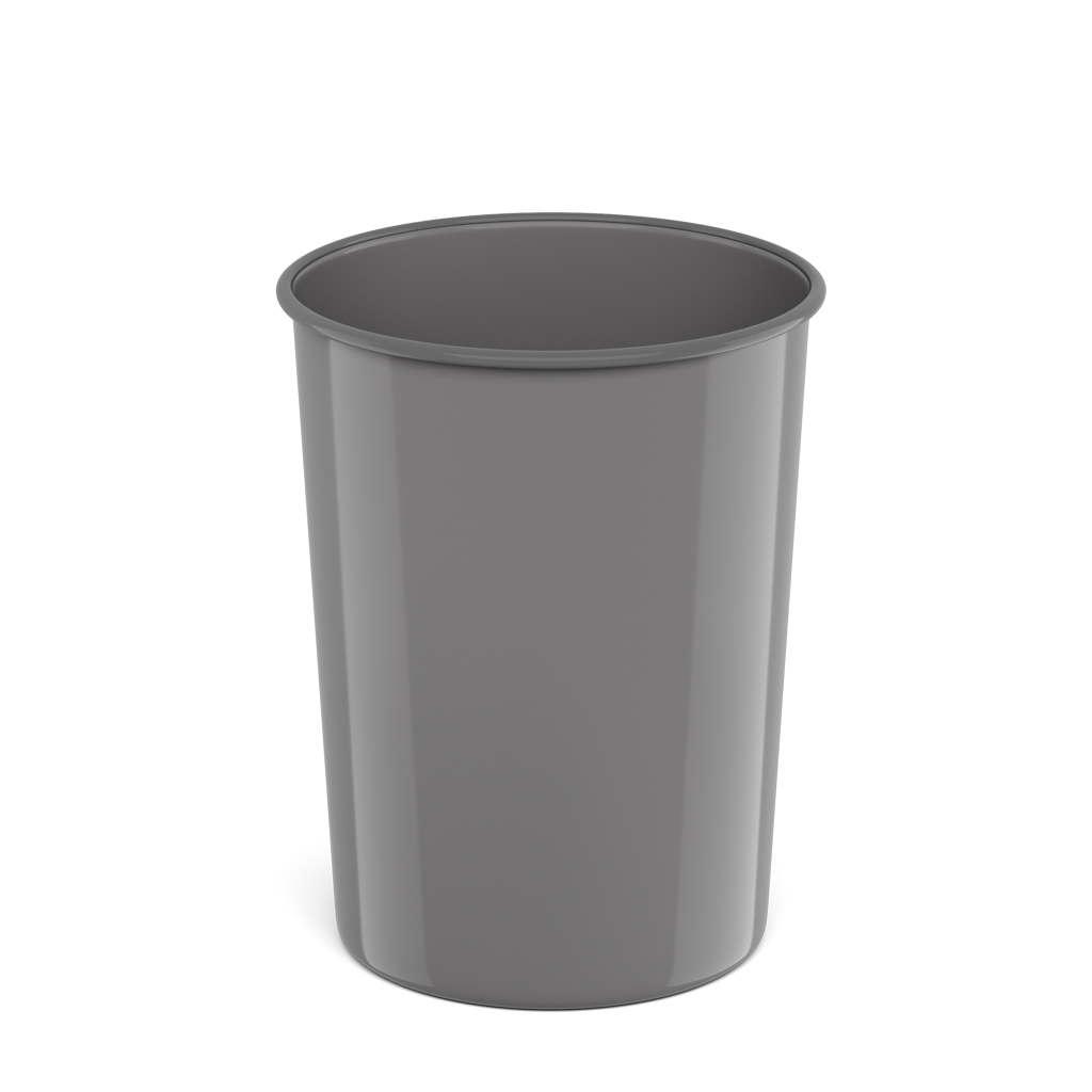 корзина д/бумаг erich krause "classic" цельная серая 13,5л Корзина д/бумаг erich krause "classic" цельная серая 13,5л