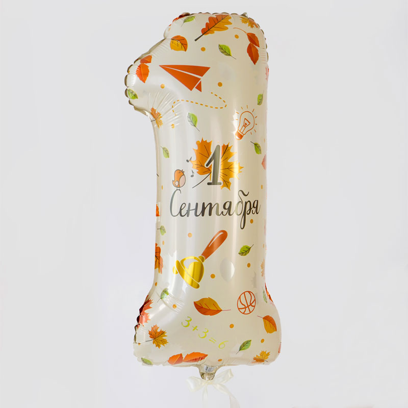 шар возд. 40''/102см фольгир. "с днем знаний" Шар возд. 40''/102см фольгир. "с днем знаний"