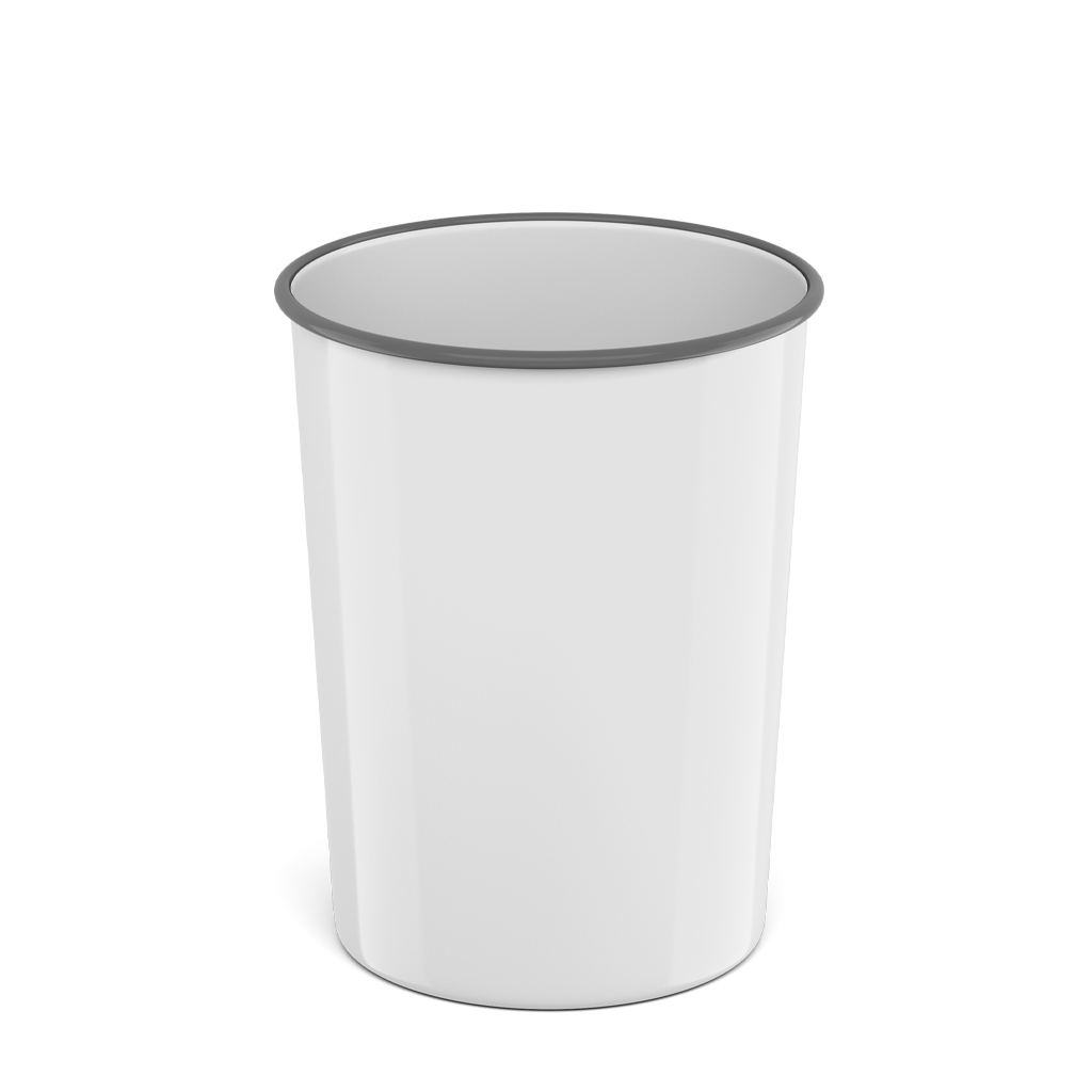 корзина д/бумаг erich krause "classic" цельная белая 13,5л Корзина д/бумаг erich krause "classic" цельная белая 13,5л