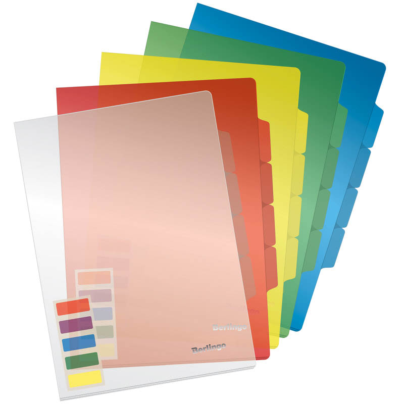 папка-уголок 3-х секционная а4 150мкм асс-т Папка-уголок 3-х секционная а4 150мкм асс-т