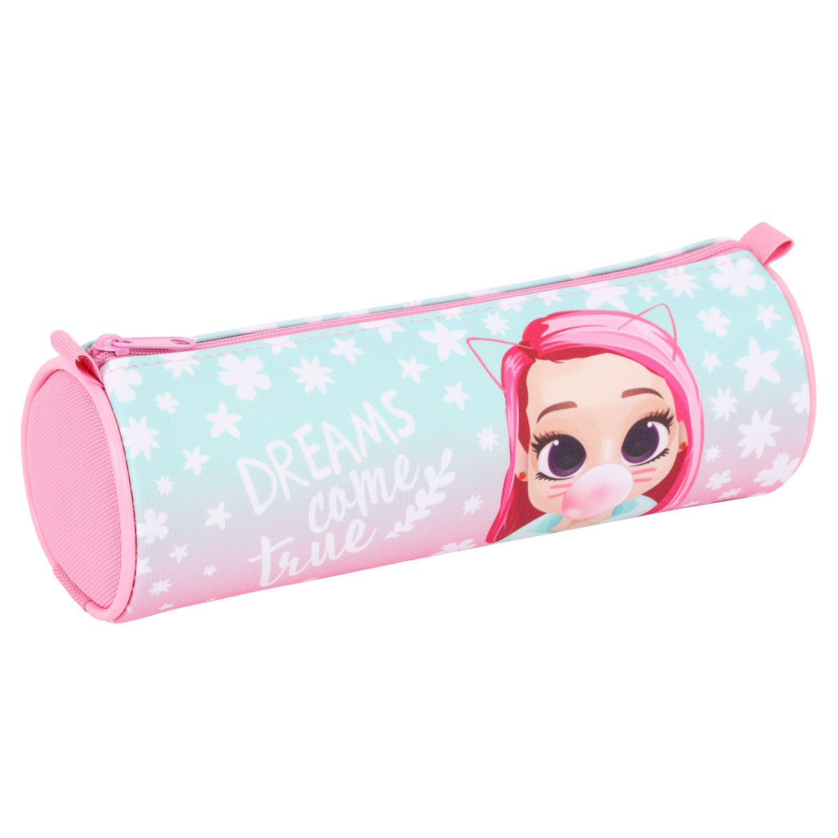 пенал-тубус кокос "bubble girl" 200х70х70мм ткань Пенал-тубус кокос "bubble girl" 200х70х70мм ткань