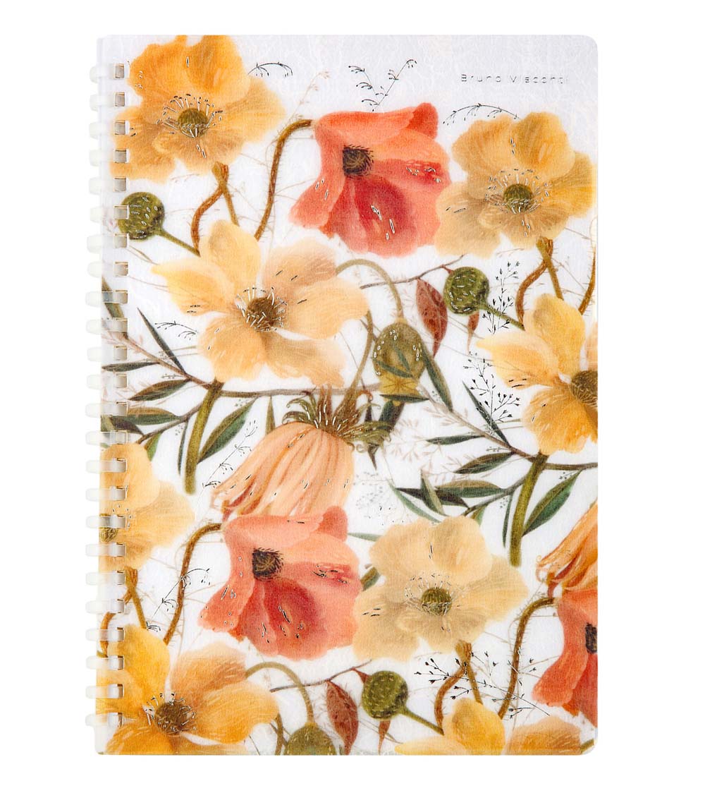 тетрадь на силиконовом гребне 60л. кл. "цветочная страсть" (bruno visconti) тонир/б,фольга,пласт.обл. Тетрадь на силиконовом гребне 60л. кл. "цветочная страсть" (bruno visconti) тонир/б,фольга,пласт.обл.