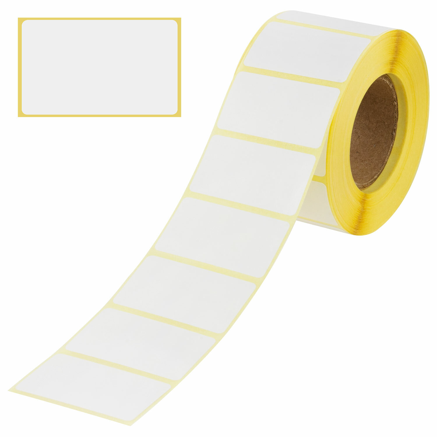 термоэтикетка 43х25 эко 1000шт. белые Термоэтикетка 43х25 эко 1000шт. белые