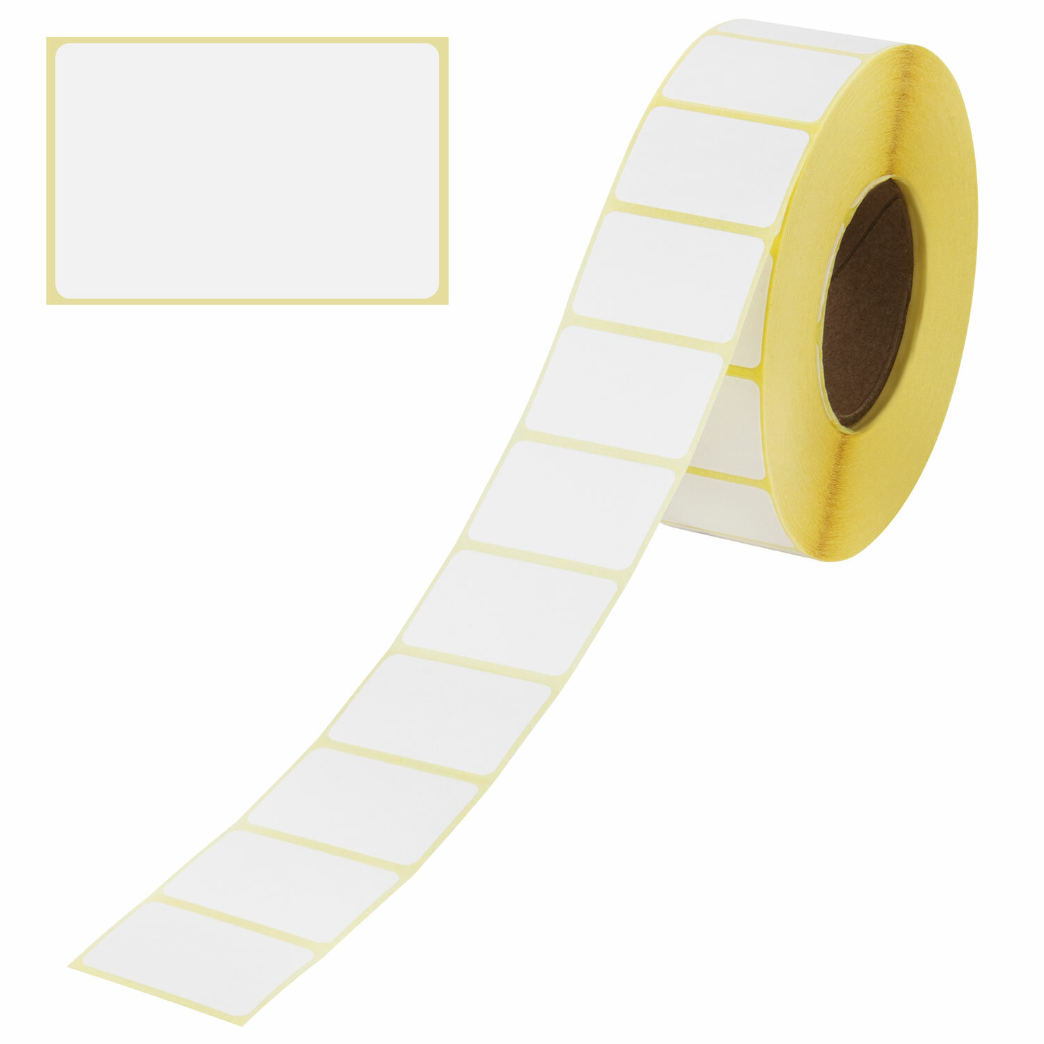 термоэтикетка 30х20 эко 2000шт. белые Термоэтикетка 30х20 эко 2000шт. белые