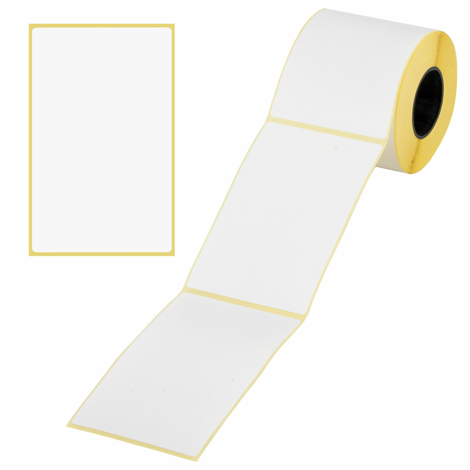 термоэтикетка 75х120 эко 300шт белые Термоэтикетка 75х120 эко 300шт белые