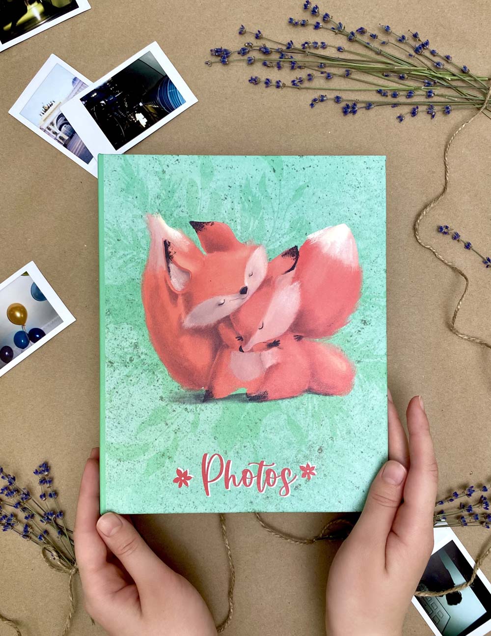 альбом для фото на 200 ф. 10х15см "лисья жизнь" Альбом для фото на 200 ф. 10х15см "лисья жизнь"