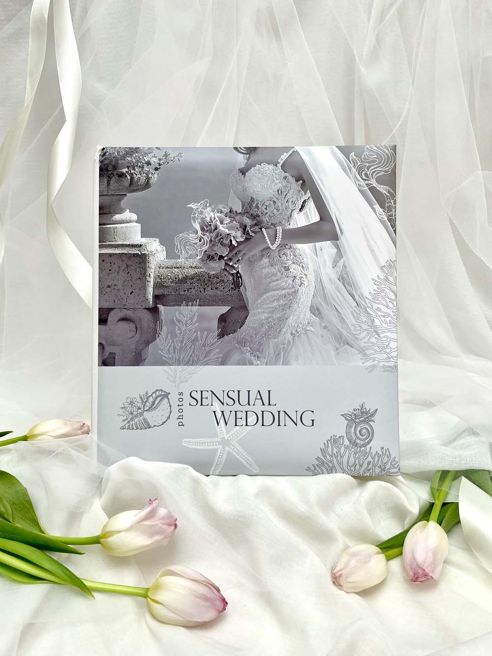 альбом д/фото 50л. с магн.плёнкой 23х28см свадебный Альбом д/фото 50л. с магн.плёнкой 23х28см свадебный