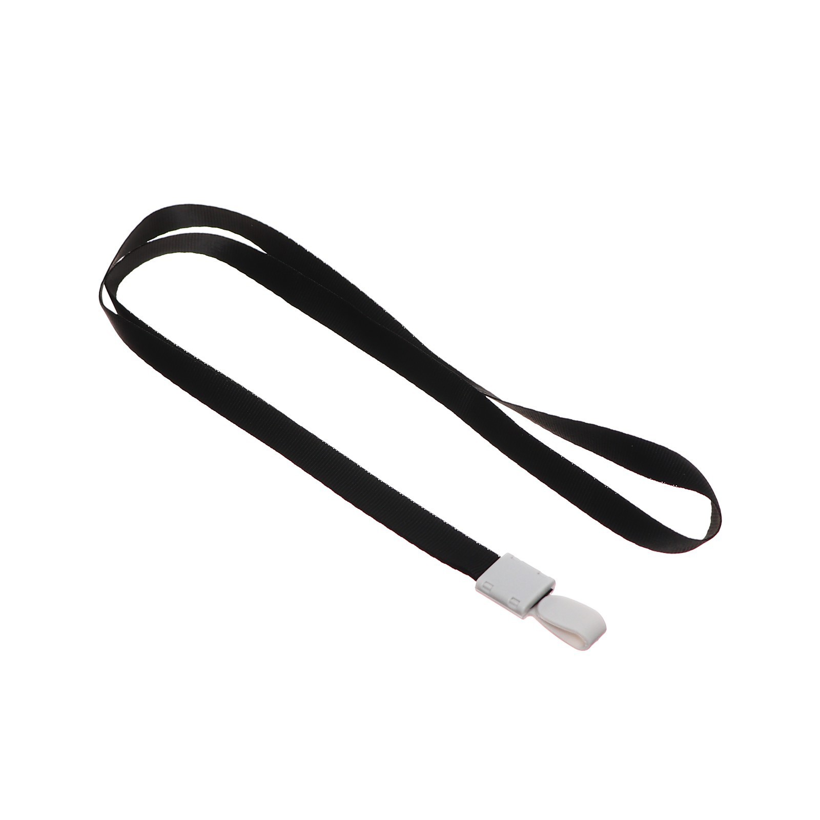 лента для бейджа 40см клип пласт. чёрная Лента для бейджа 40см клип пласт. чёрная