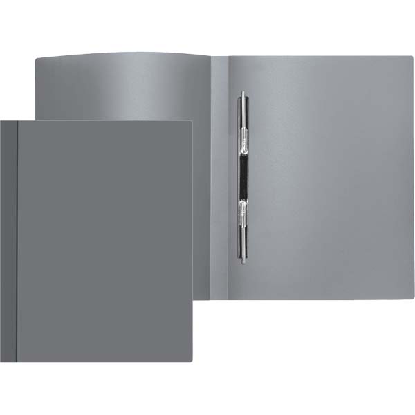 папка пласт. с пружин. скоросш. 0,5мм "attomex" серая Папка пласт. с пружин. скоросш. 0,5мм "attomex" серая