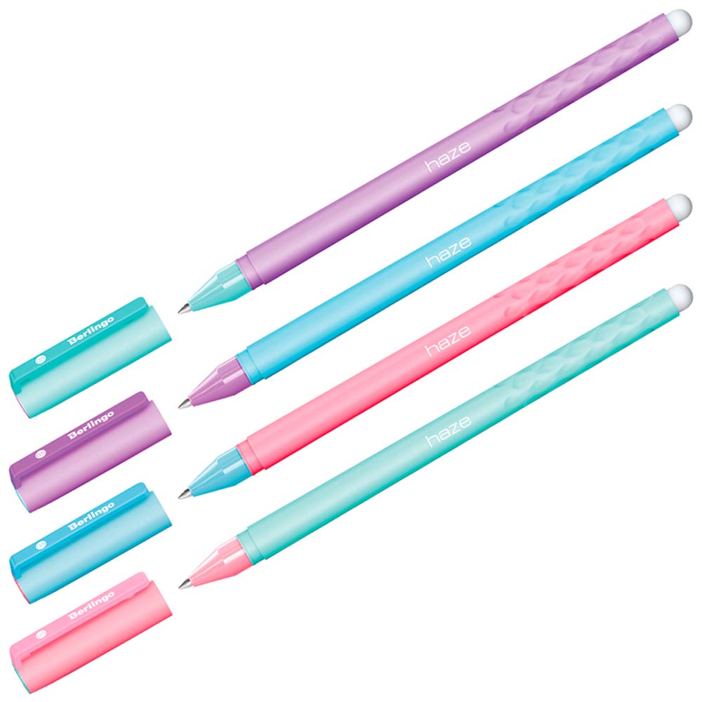 ручка гел пиши-стирай berlingo "haze" 0,5мм синяя асс-т Ручка гел пиши-стирай berlingo "haze" 0,5мм синяя асс-т