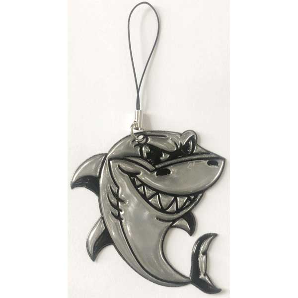 подвес светоотраж. "devente" "shark" 6х7см винил белый Подвес светоотраж. "devente" "shark" 6х7см винил белый