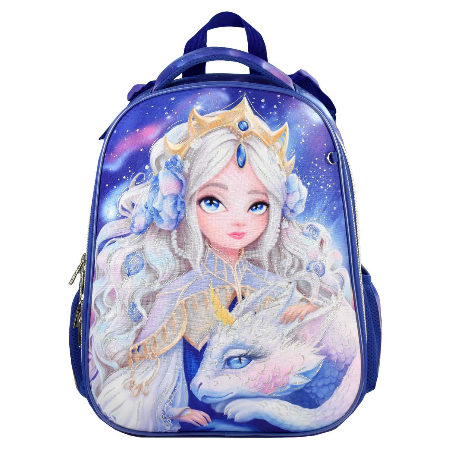 ранец феникс+ "принцесса с драконом" 27х37х13см упл.спинка Ранец феникс+ "принцесса с драконом" 27х37х13см упл.спинка